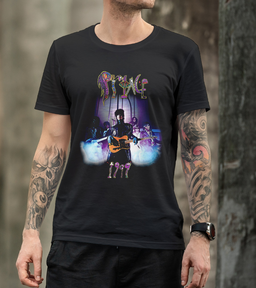 Prince 1999 Album Cover Art Purple Rain Aesthetic T-Shirt
