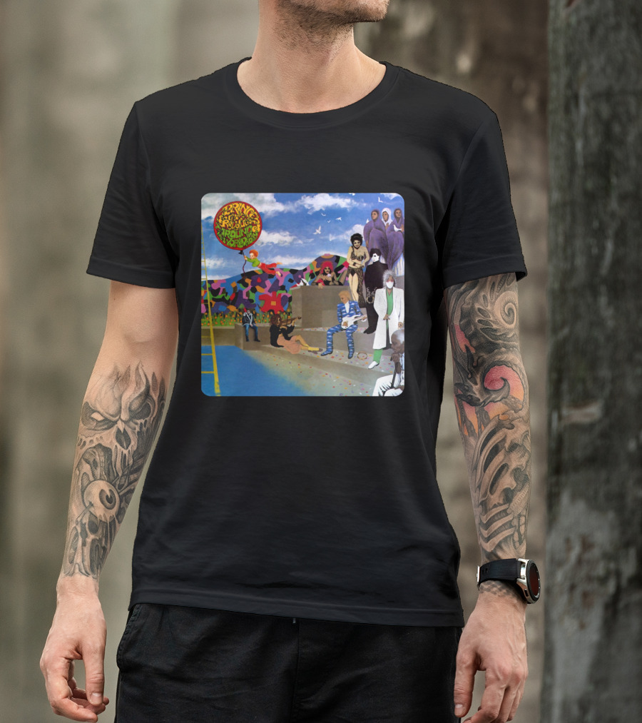 Prince Around The World In A Day Album Cover Art T-Shirt