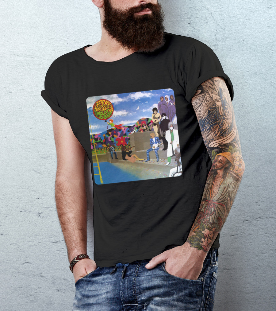 Prince Around The World In A Day Album Cover Art T-Shirt
