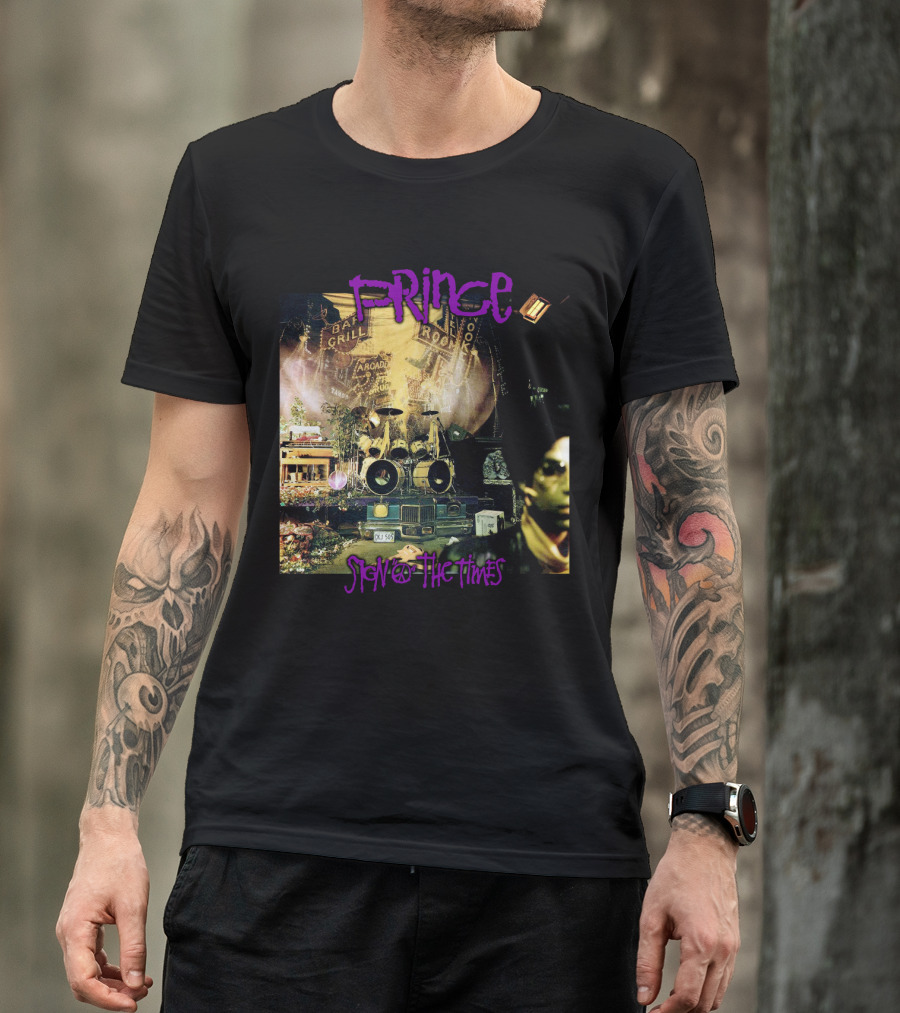 Prince Sign O' The Times Album Art T-Shirt