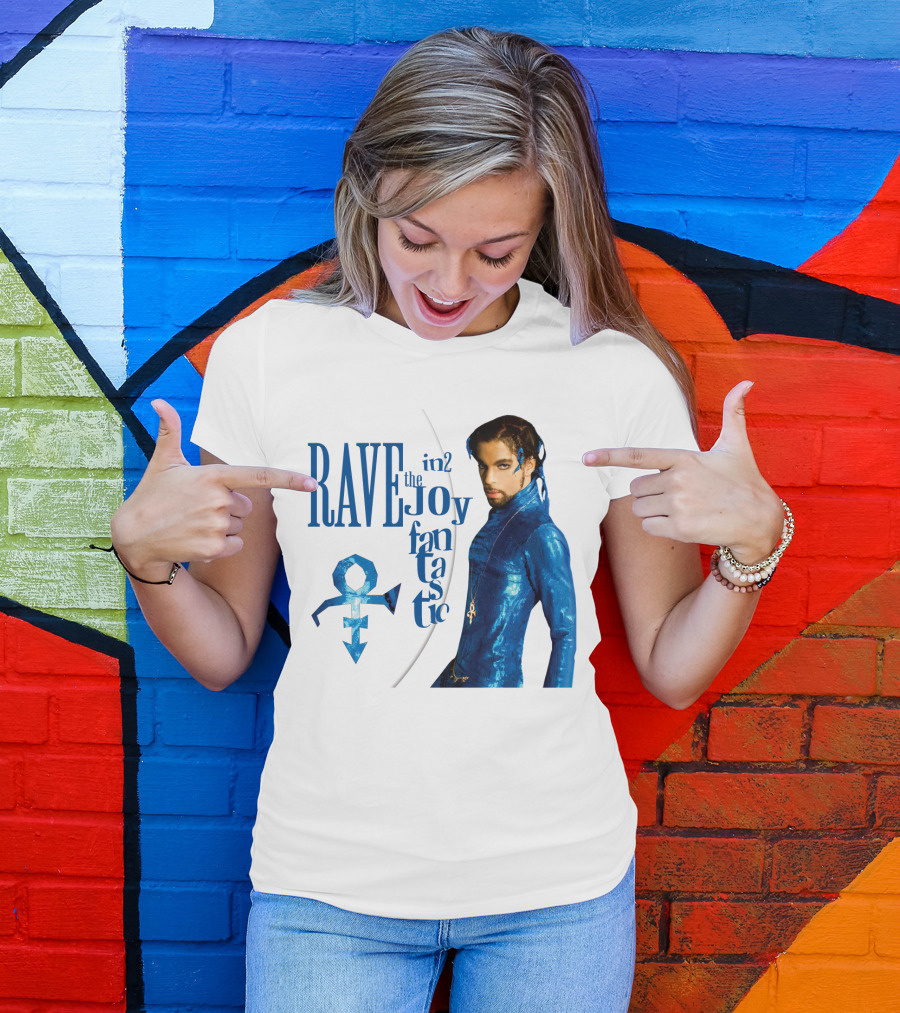 Rave Un2 The Joy Fantastic Prince Symbol Blue Outfit T-Shirt