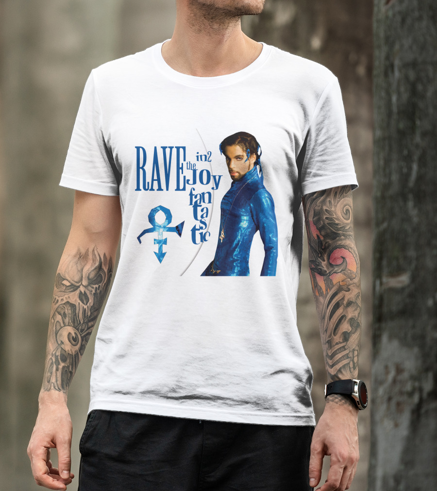Rave Un2 The Joy Fantastic Prince Symbol Blue Outfit T-Shirt