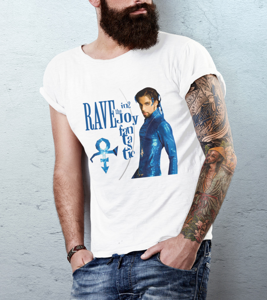 Rave Un2 The Joy Fantastic Prince Symbol Blue Outfit T-Shirt