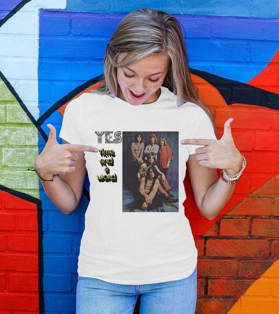 Yes Time And A Word Band Photo T-Shirt