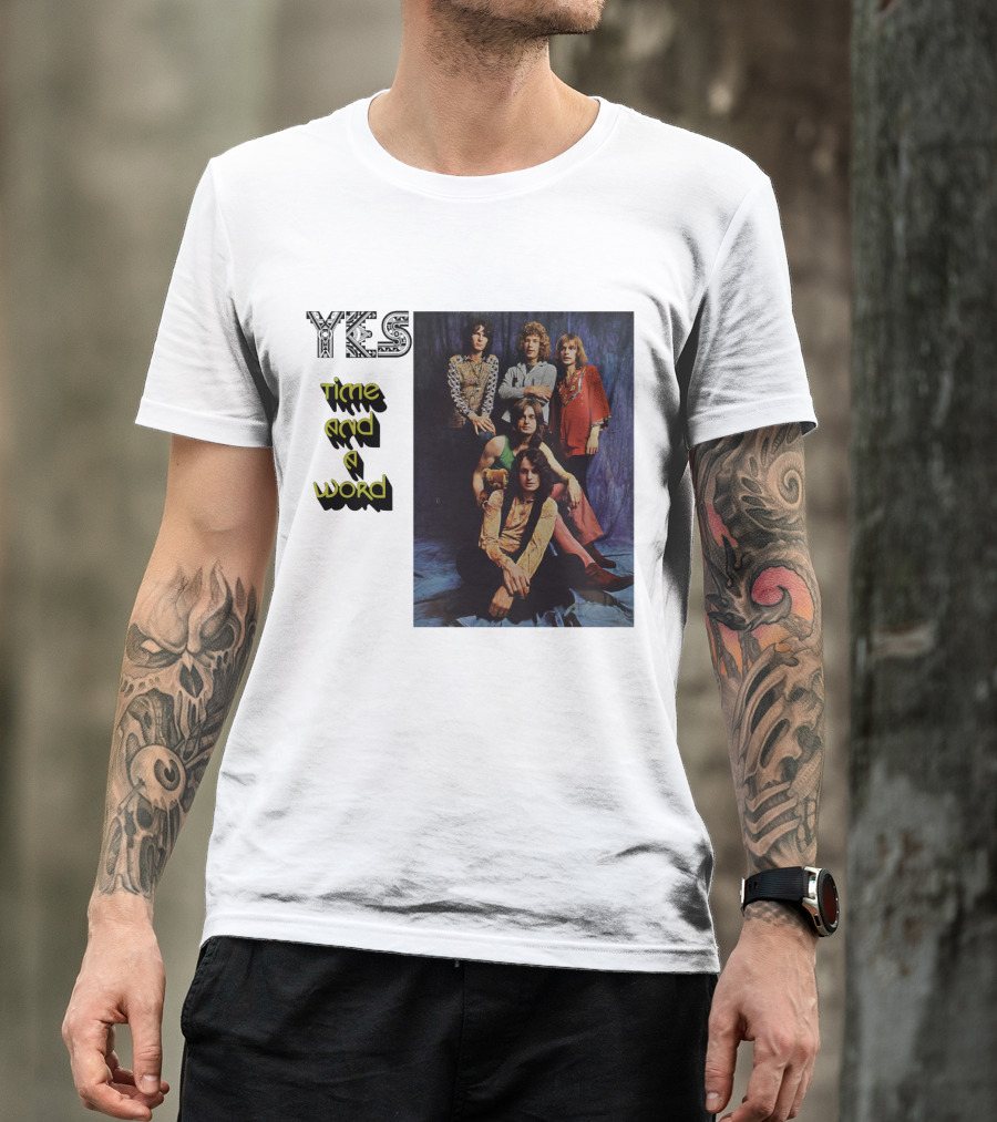 Yes Time And A Word Band Photo T-Shirt