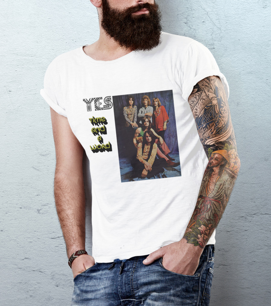Yes Time And A Word Band Photo T-Shirt