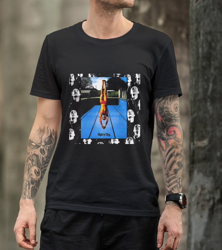 High 'N' Dry Dlp Swimming Pool Diver Photomontage T-Shirt