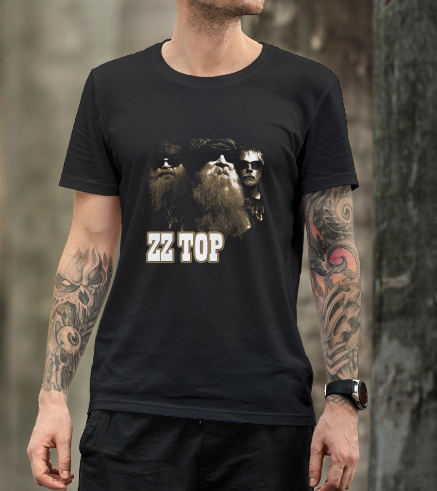 Zz Top Band Portrait T-Shirt