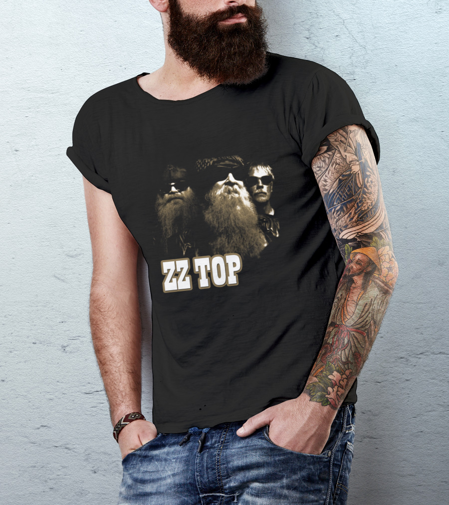 Zz Top Band Portrait T-Shirt