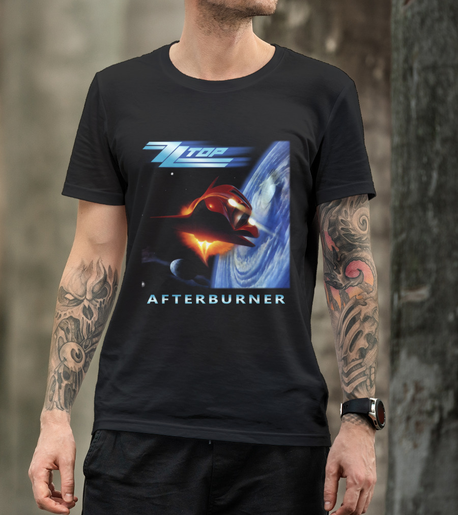 Zz Top Afterburner Spaceship Planet T-Shirt