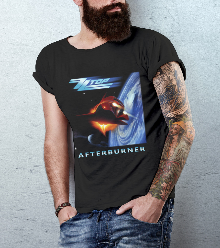 Zz Top Afterburner Spaceship Planet T-Shirt