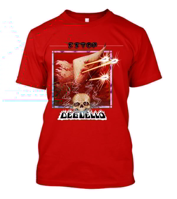 Zz Top Deguello Album Cover Skull Art T-Shirt