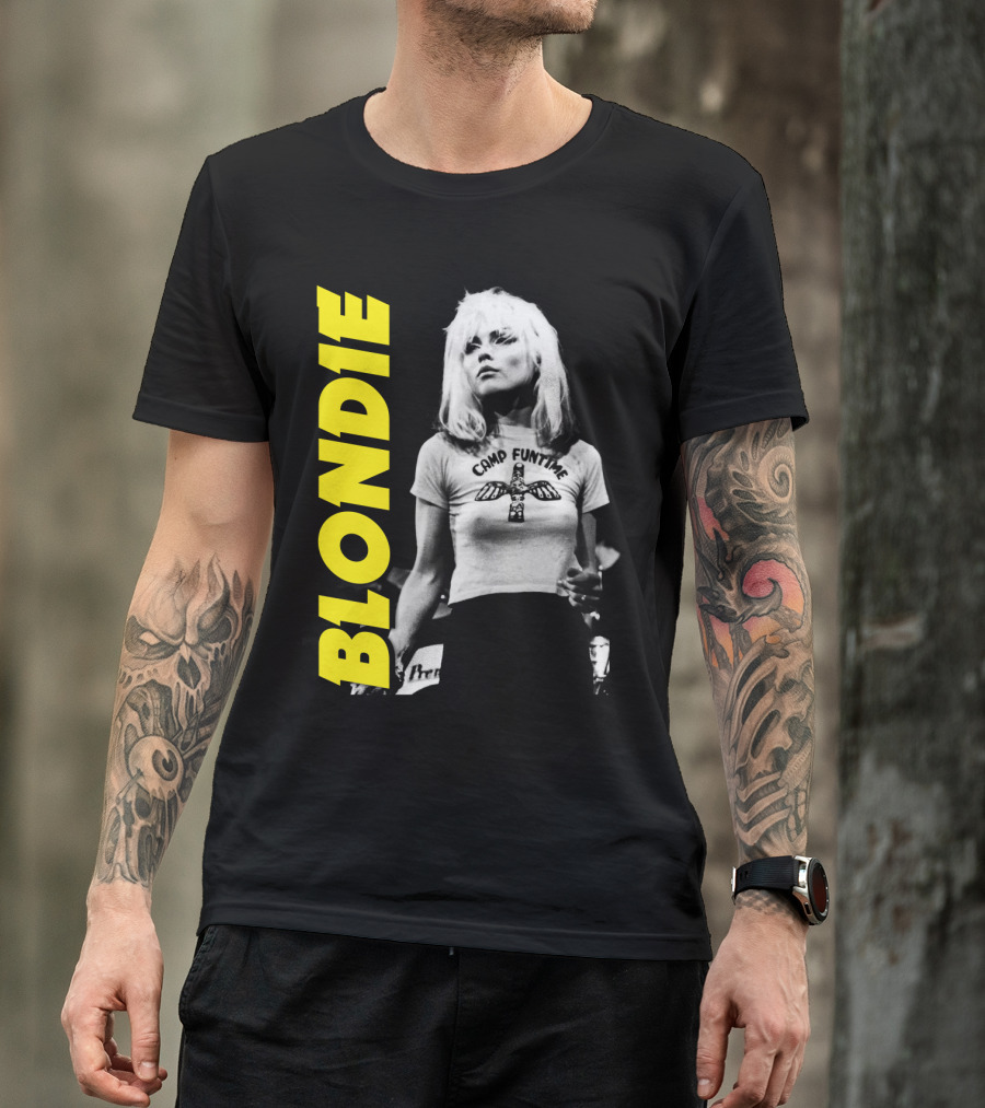 Blondie Camp Funtime Black And White T-Shirt