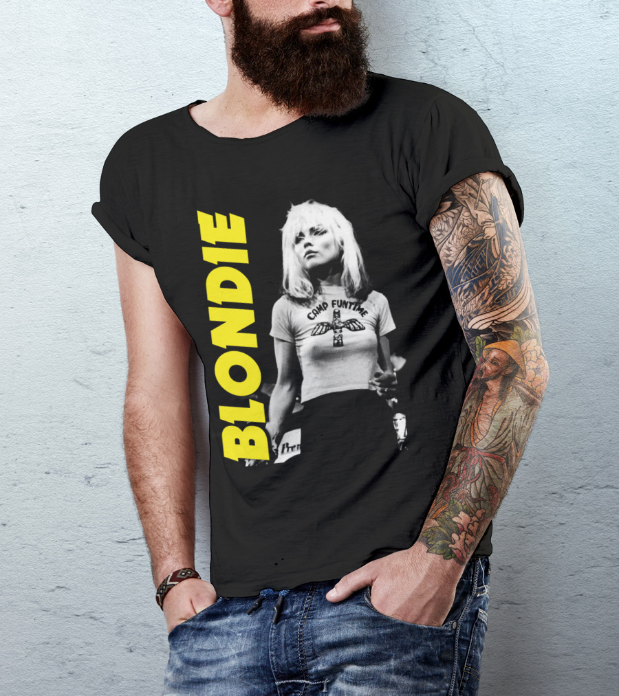 Blondie Camp Funtime Black And White T-Shirt