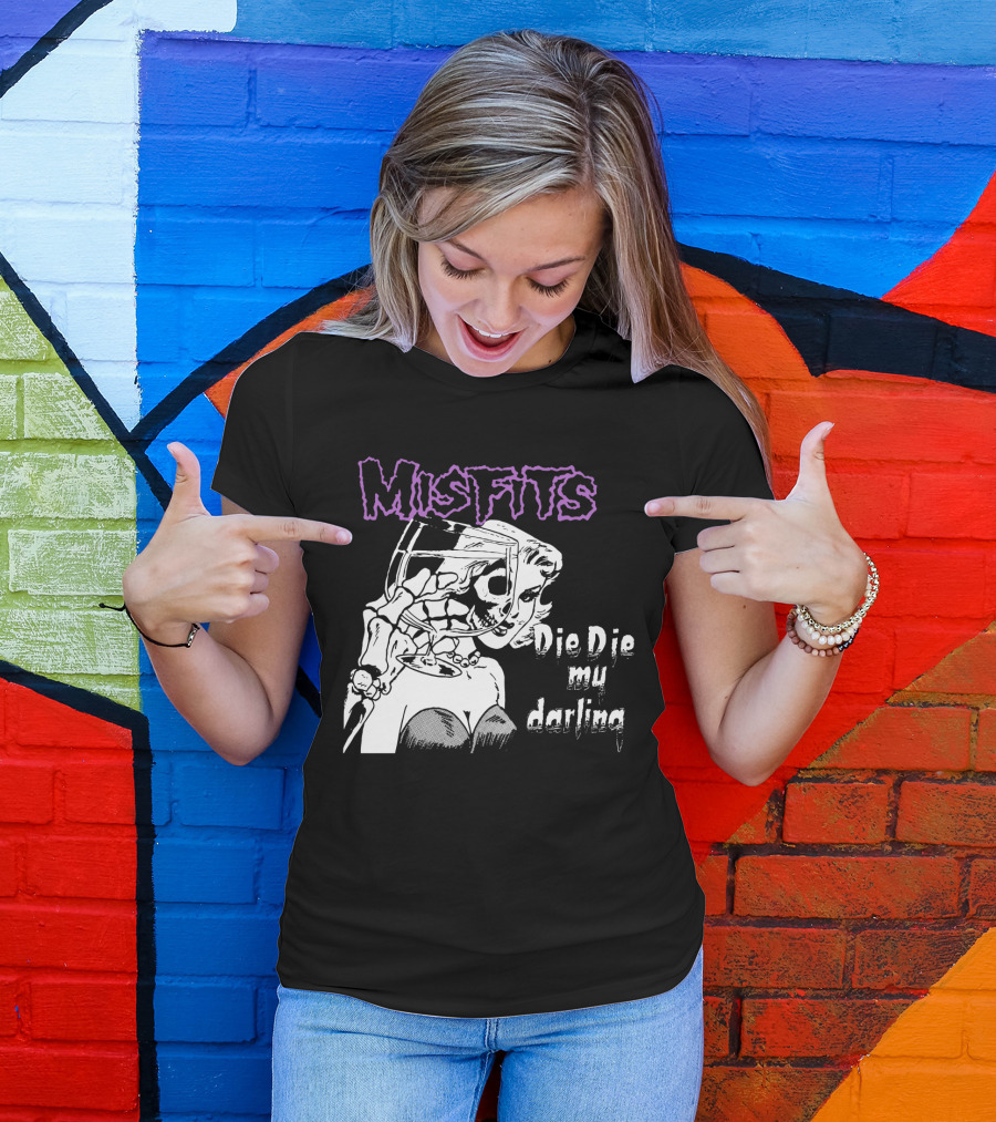 Misfits Die Die My Darling Vintage Comic Style Artwork T-Shirt