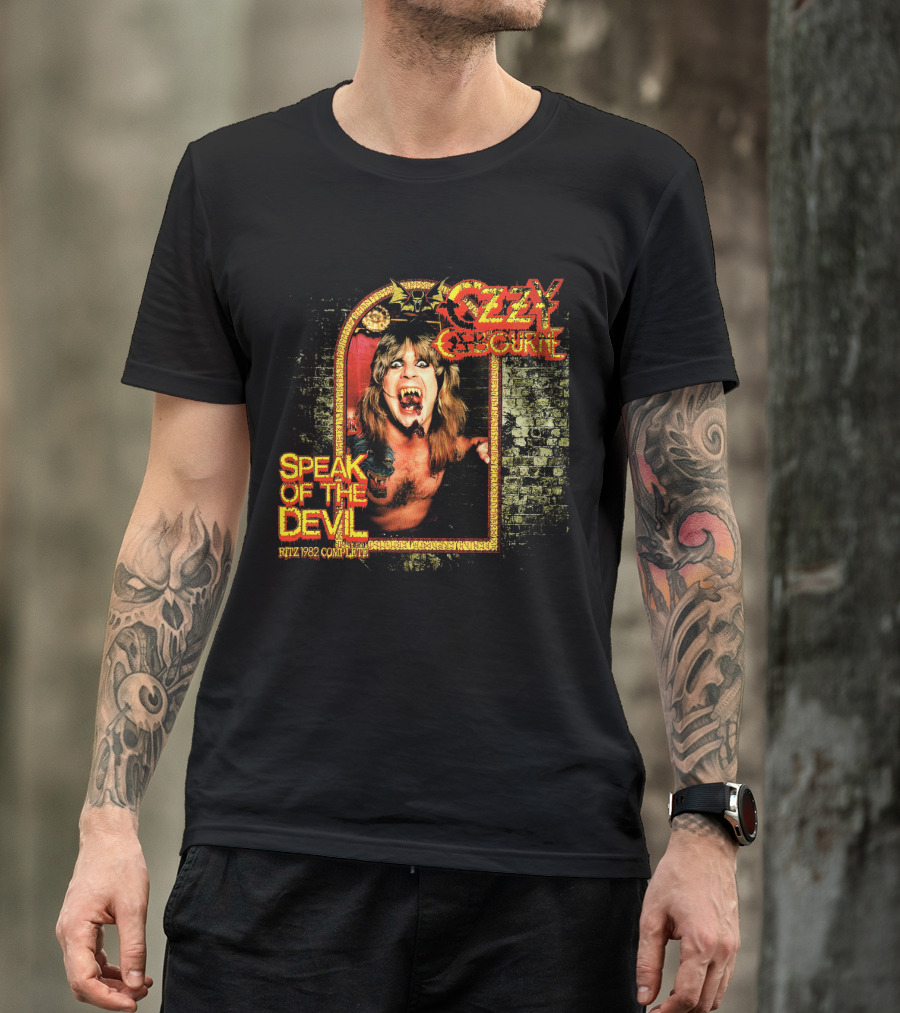 Ozzy Osbourne Speak Of The Devil Ritz 1982 Complete T-Shirt