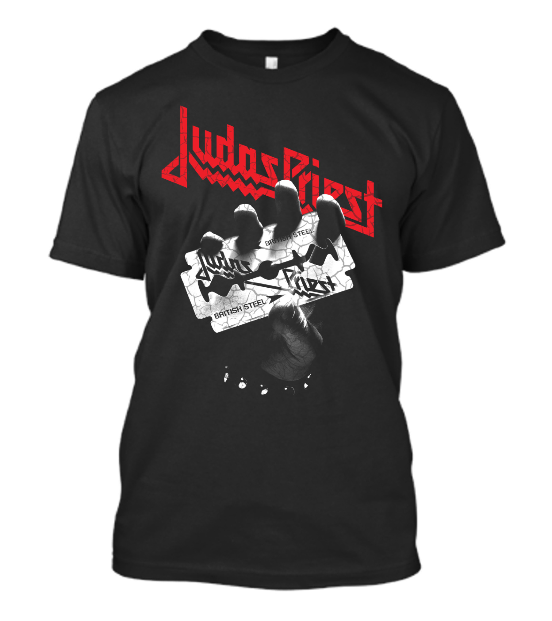 Judas Priest British Steel Razor Blade T-Shirt