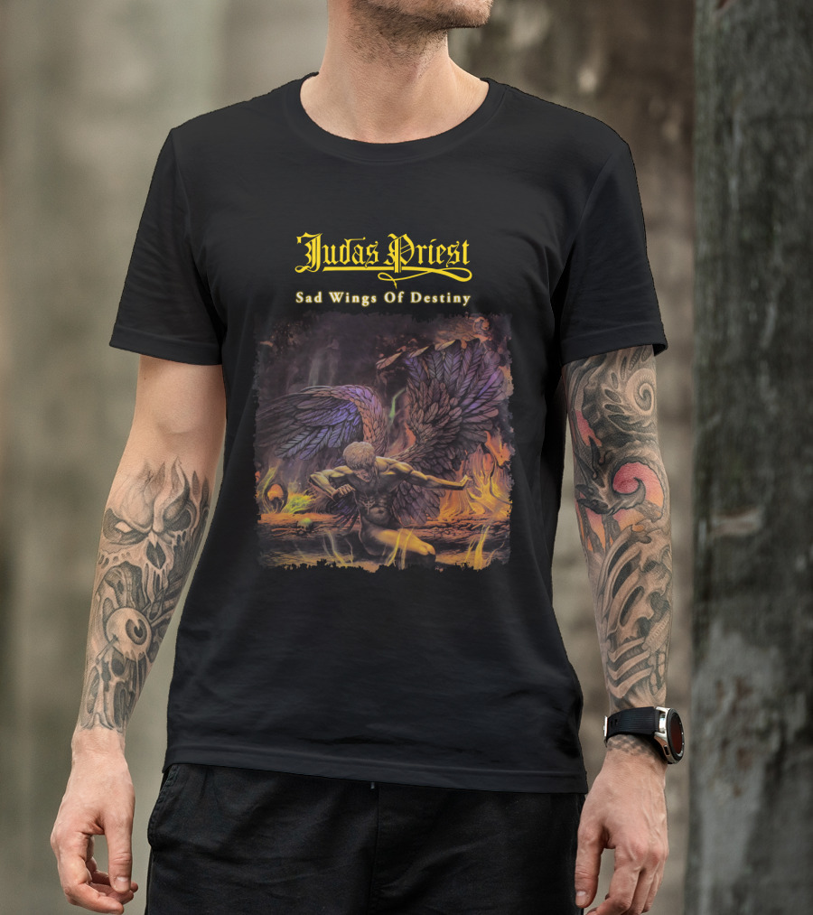Judas Priest Sad Wings Of Destiny Angelic T-Shirt