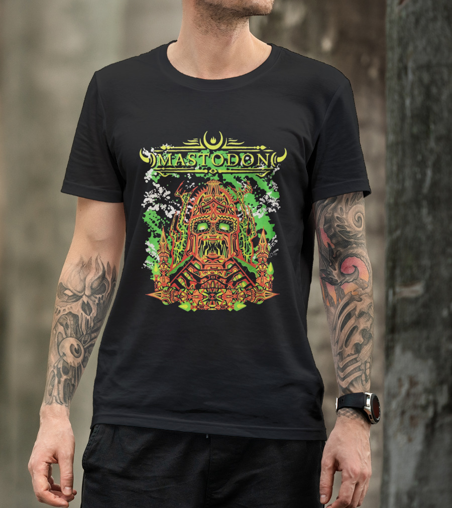 Mastodon Mtd 13 Psychedelic Skull Warrior T-Shirt
