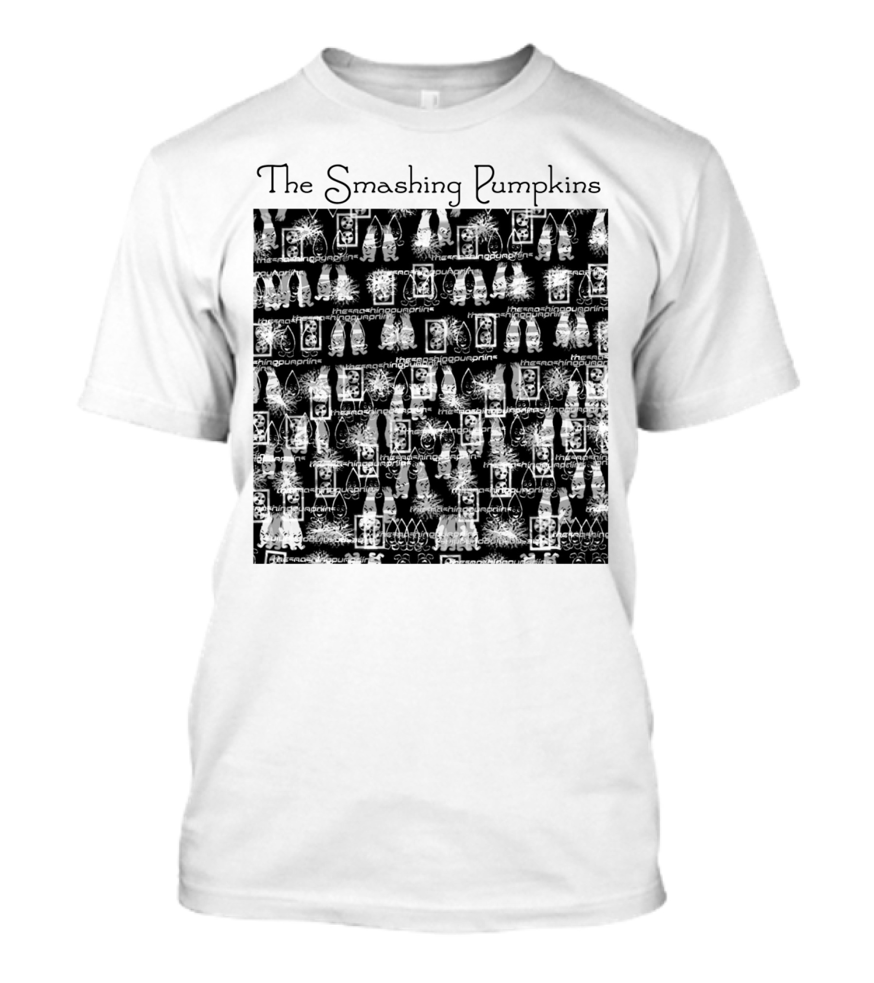 The Smashing Pumpkins 9 Monochrome T-Shirt