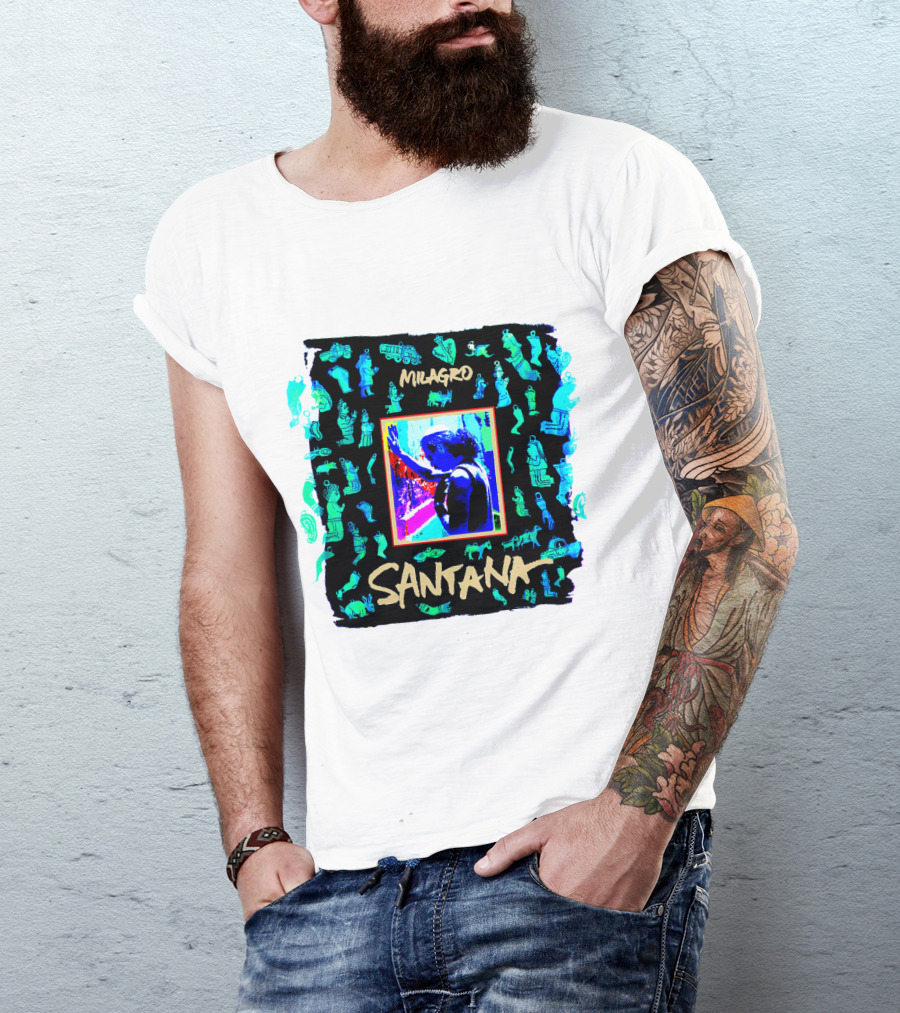 Milagro Santana Album Art Theme T-Shirt