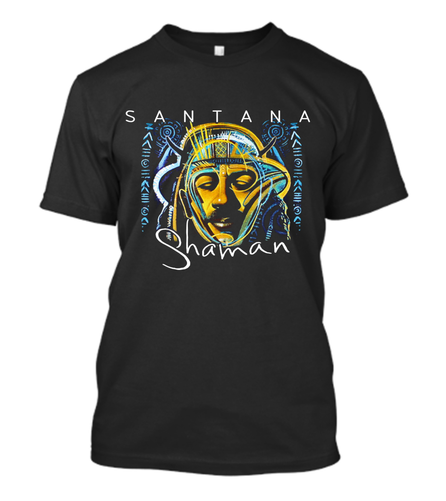 Santana Shaman Tribal Art Poster T-Shirt