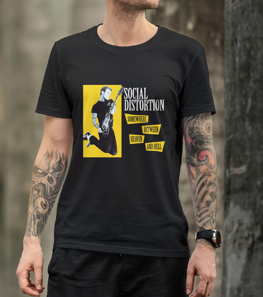 Social Distortion Somewhere Between Heaven And Hell T-Shirt