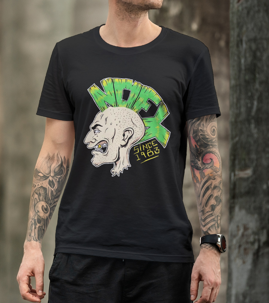Nofx Since 1983 Punk Mohawk Character T-Shirt