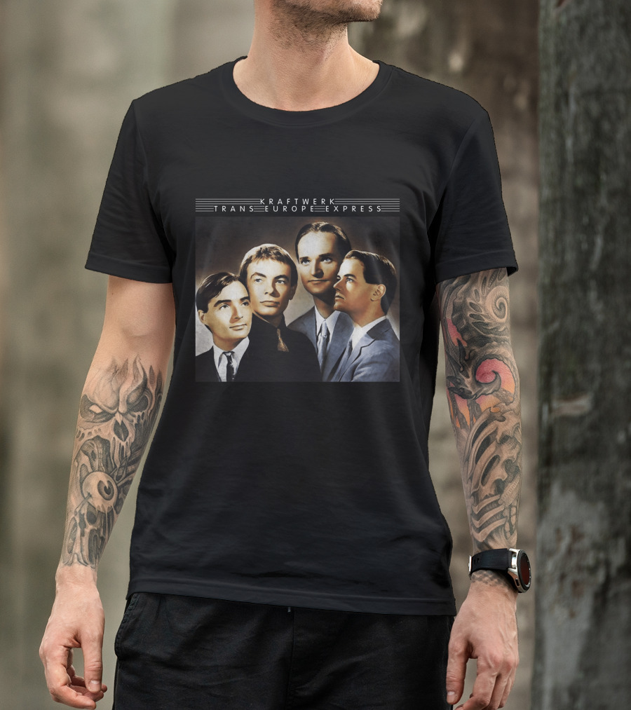 Kraftwerk Trans Europe Express Album Cover Artwork T-Shirt