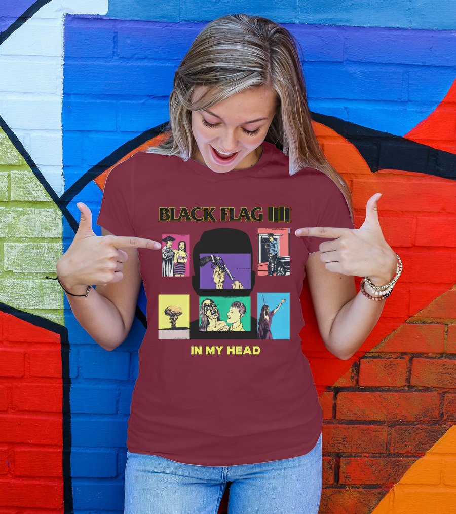 Black Flag Iiii In My Head T-Shirt