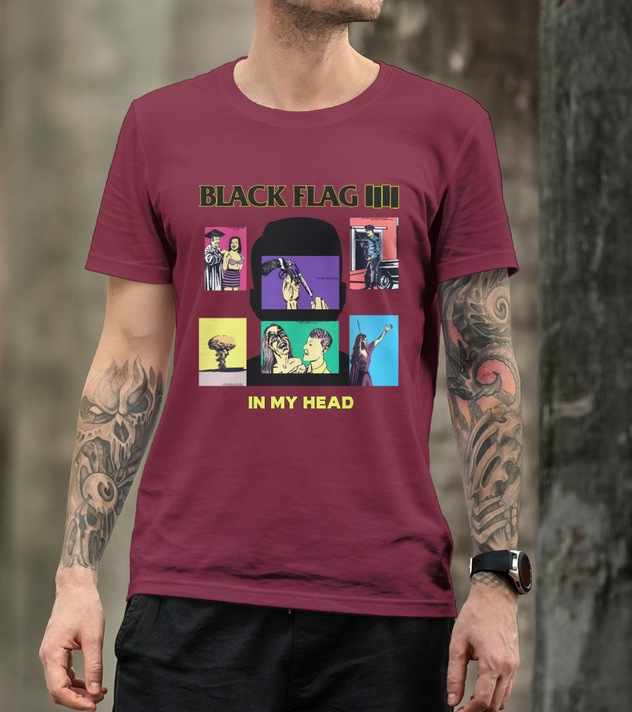 Black Flag Iiii In My Head T-Shirt