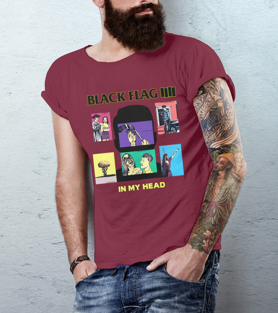 Black Flag Iiii In My Head T-Shirt