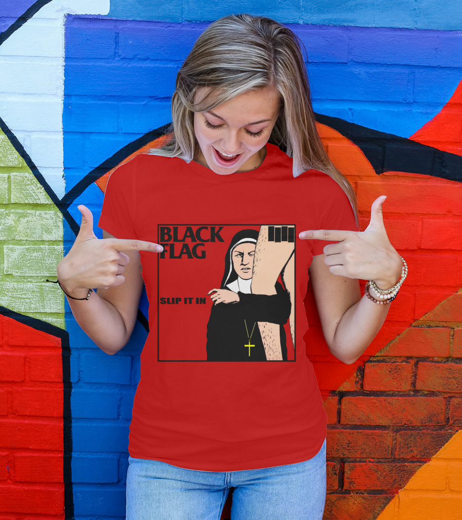 Black Flag Slip It In Album Cover T-Shirt