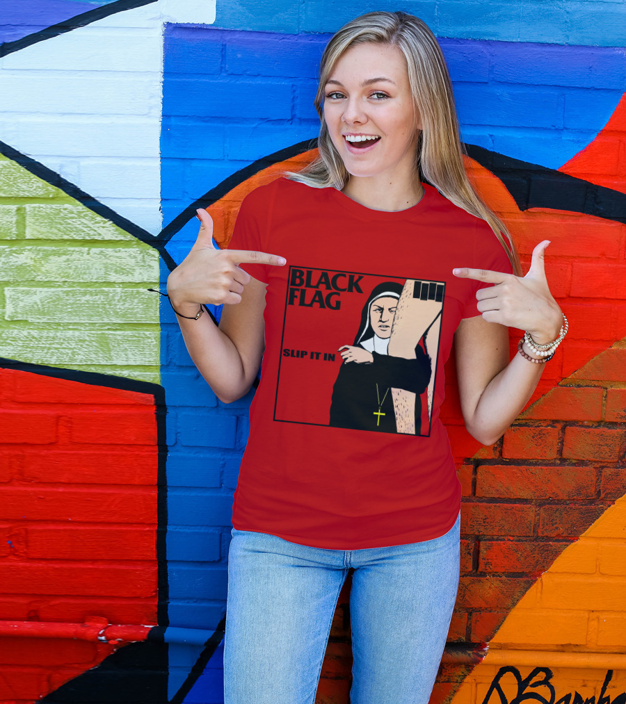 Black Flag Slip It In Album Cover T-Shirt