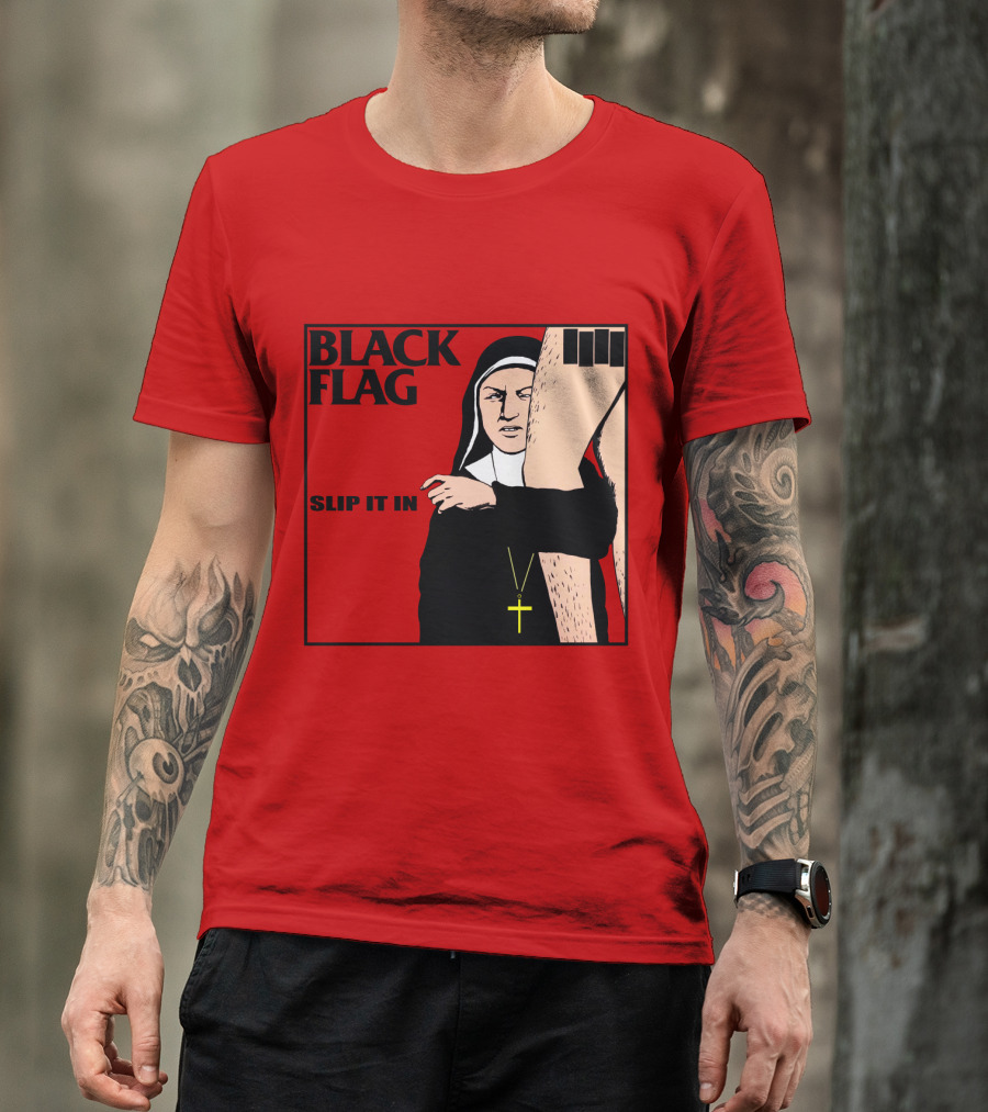 Black Flag Slip It In Album Cover T-Shirt