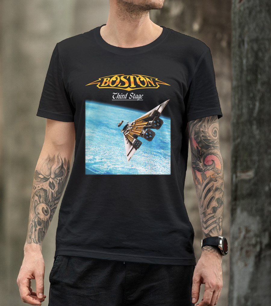 Boston Third Stage Spaceship Album Cover T-Shirt