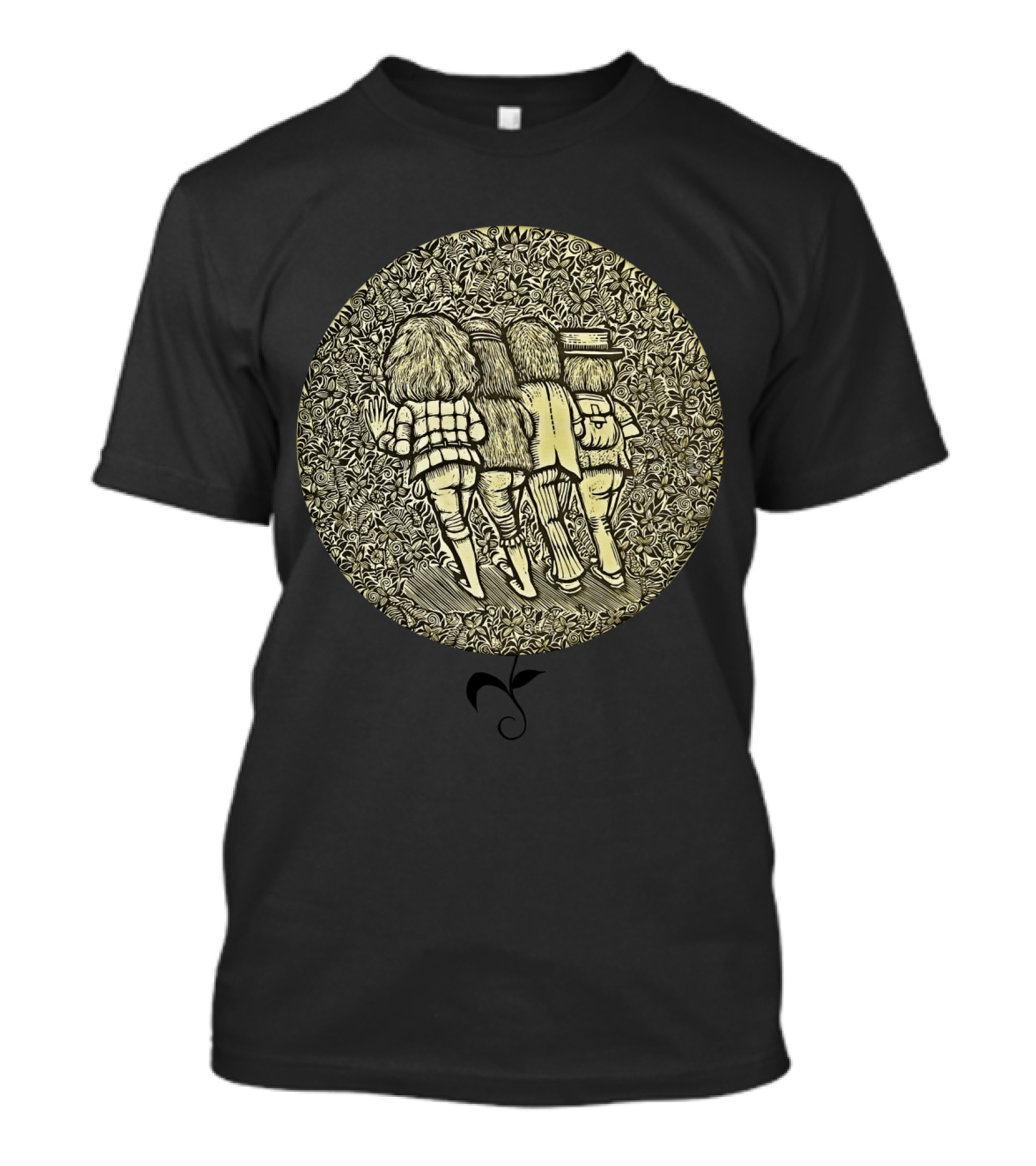 JT 07 Stand Up Friends Walking Through Nature T-Shirt