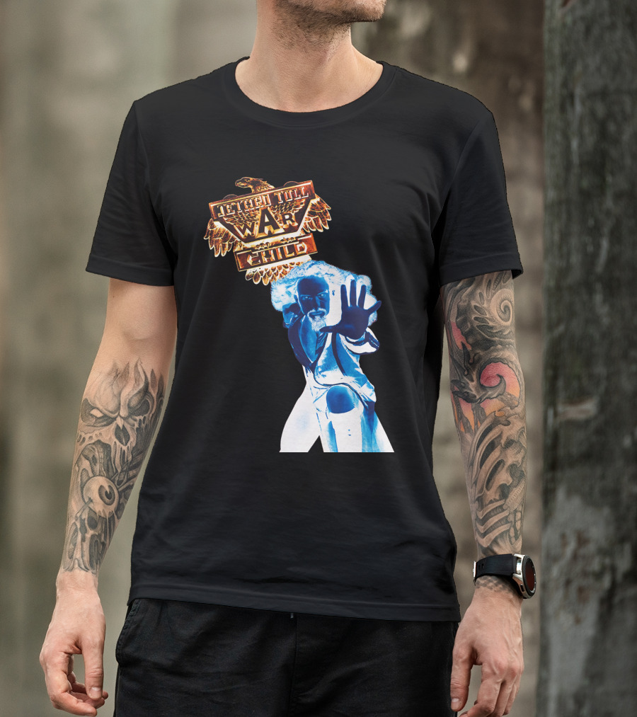 Jethro Tull War Child Blue Figure Eagle T-Shirt