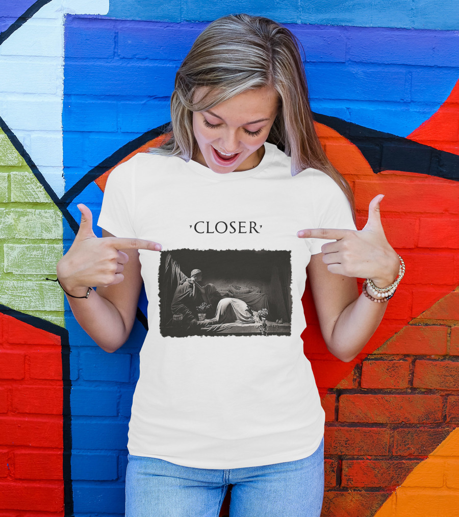 Joy Division Closer Album Cover Artistic Rendition T-Shirt
