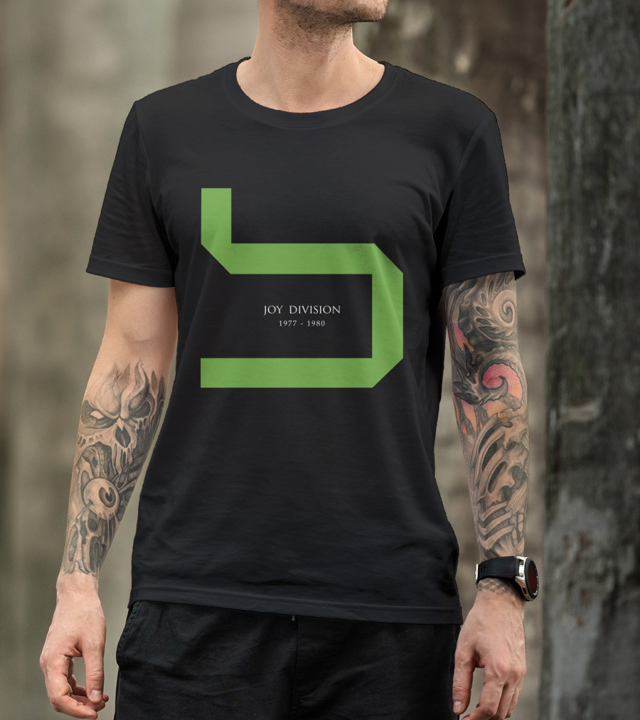 Joy Division 1977 - 1980 Green Abstract Symbol T-Shirt
