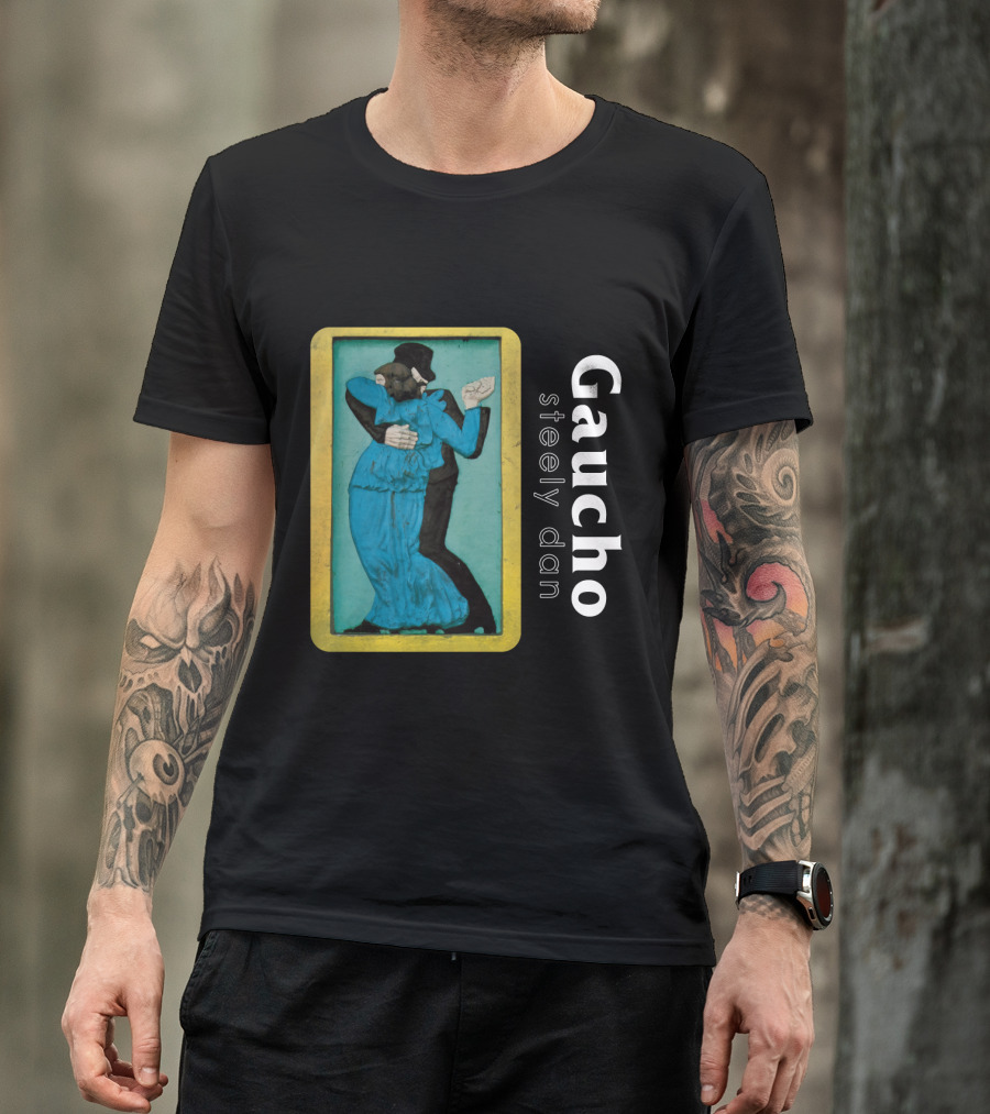 Gaucho Steely Dan Dancing Couple Artwork T-Shirt