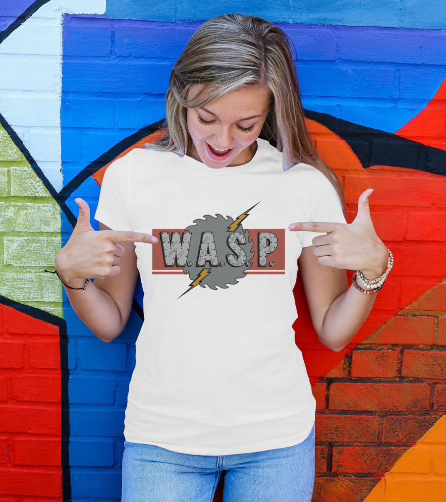 W.A.S.P. Lightning Saw Blade T-Shirt