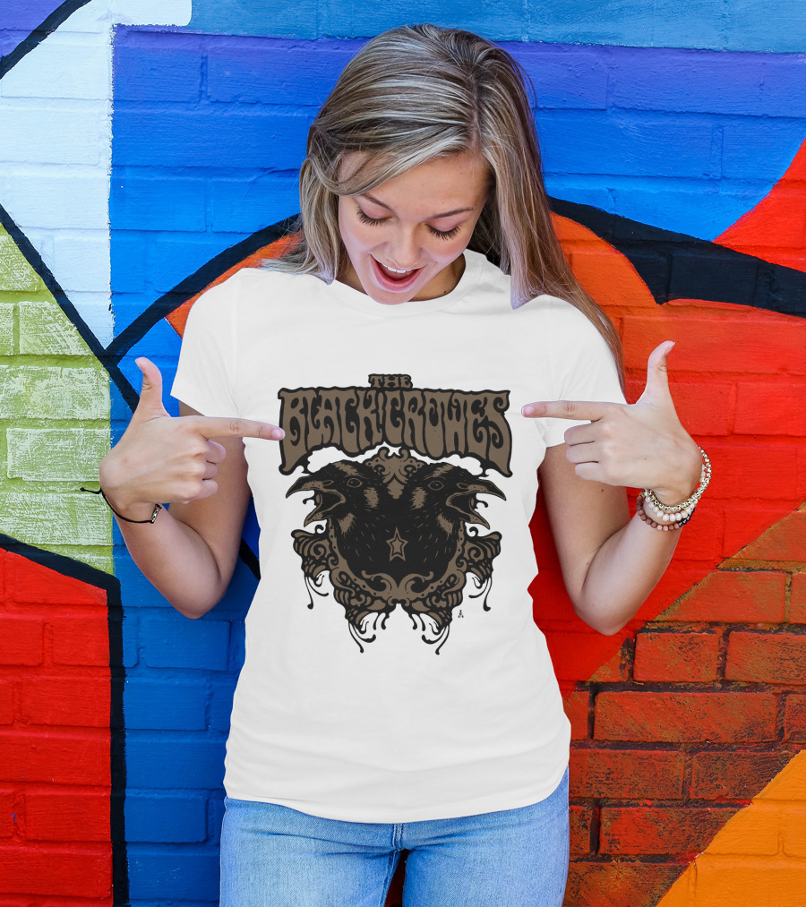 The Black Crowes Two Crows Ornate T-Shirt