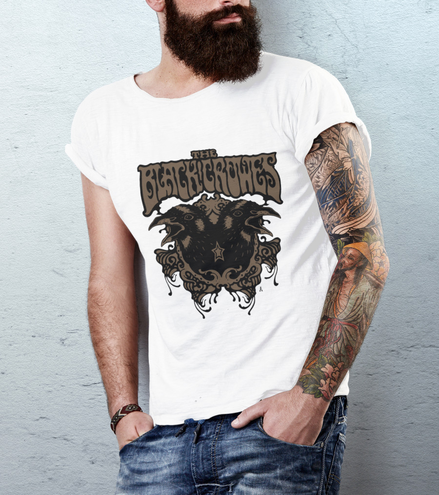 The Black Crowes Two Crows Ornate T-Shirt