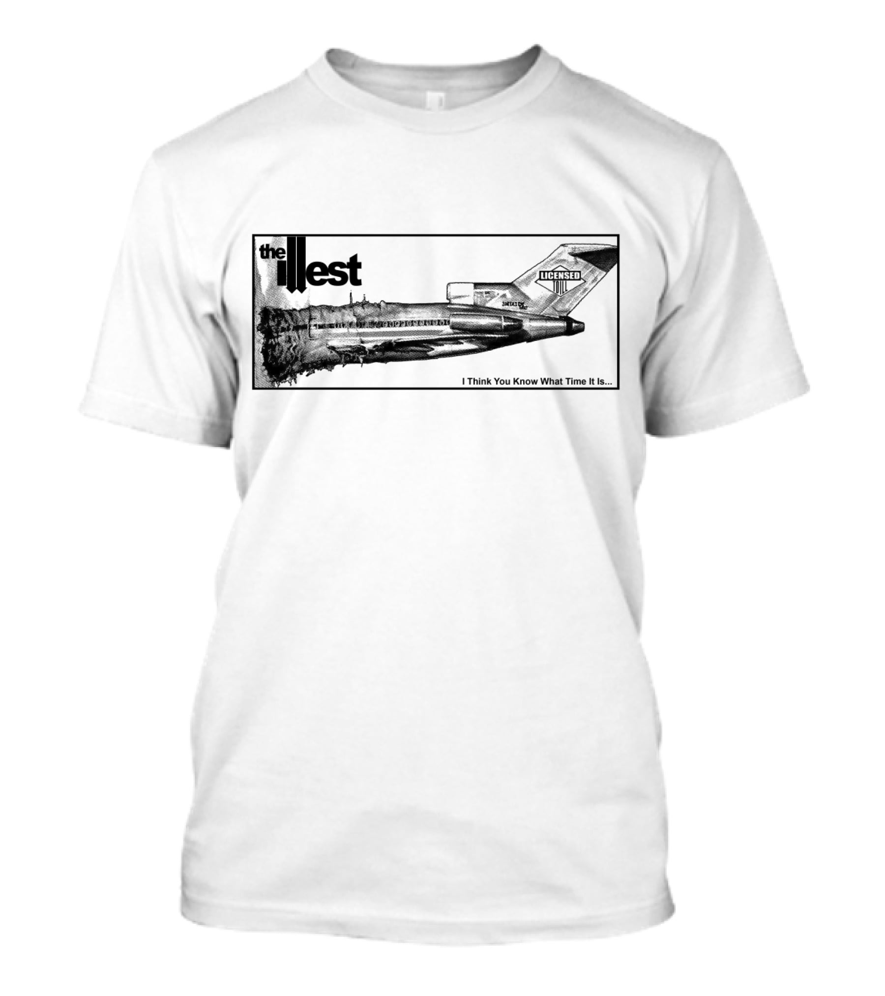 The Illest Airplane Licensed I Think You Know What Time It Is T-Shirt