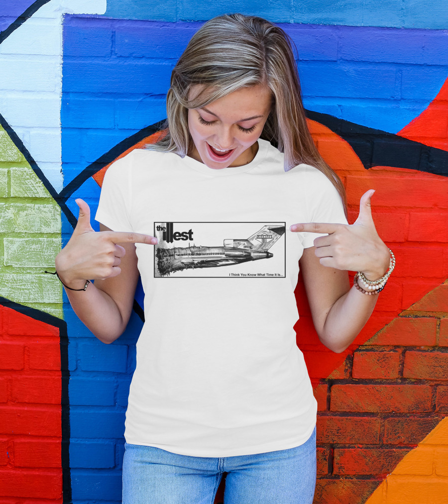 The Illest Airplane Licensed I Think You Know What Time It Is T-Shirt