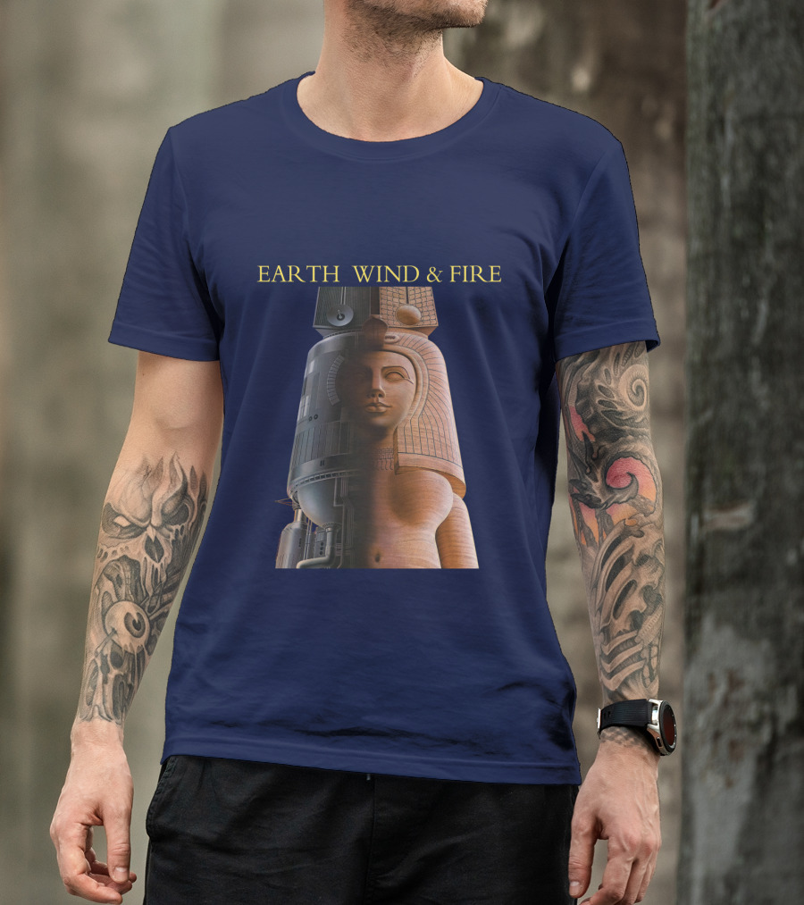 Earth Wind & Fire Iconic Futuristic Egyptian Pharaoh T-Shirt
