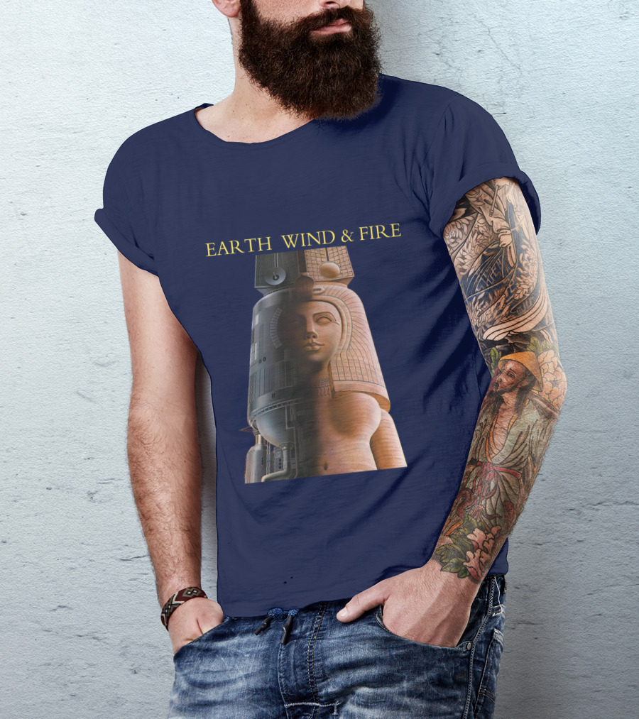 Earth Wind & Fire Iconic Futuristic Egyptian Pharaoh T-Shirt
