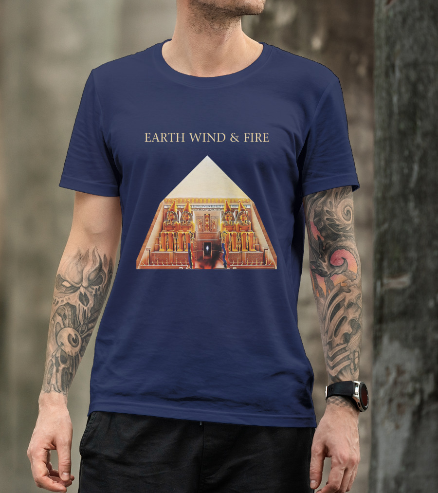 Earth Wind & Fire Pyramid Egyptian Theme T-Shirt