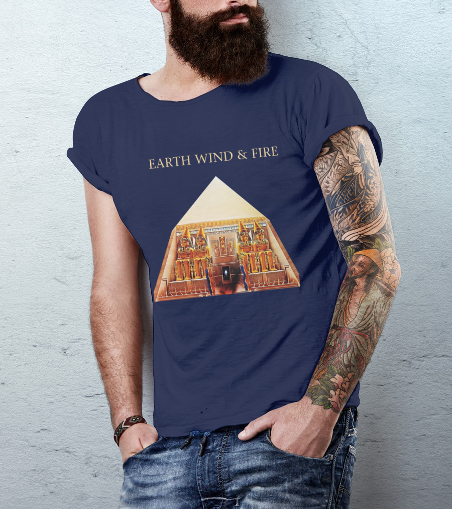 Earth Wind & Fire Pyramid Egyptian Theme T-Shirt